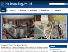 Tablet Screenshot of mmdesproengg.com